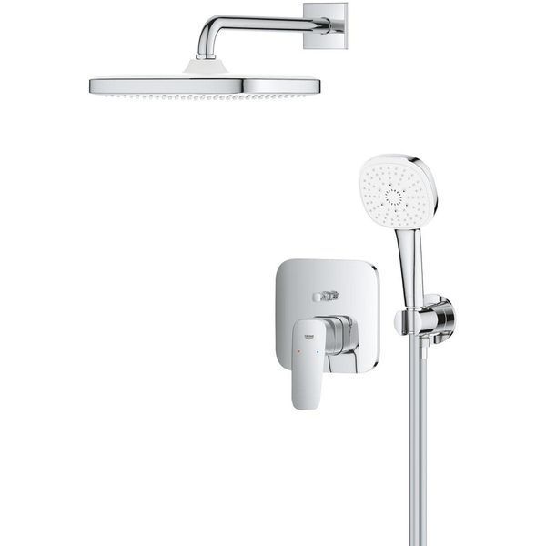 Душова система прихованого монтажу Grohe Cubeo 1053360000 хром 1053360000 фото