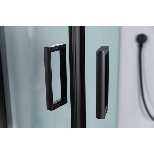 Душовий бокс Andi Black - HL 90*90*215 мілкий піддон А0058299 фото