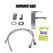 Смеситель для раковиныLidz Kubis 001F Nickel SD00034631 фото 4