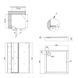 Душовий піддон Qtap Tern 309912C 90x90x12 см + сифон SD00046988 фото 2