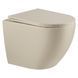 Подвесной унитаз с крышкой soft-close,Flow Devit Vortex Flush, матовый капучино 599350 фото 1