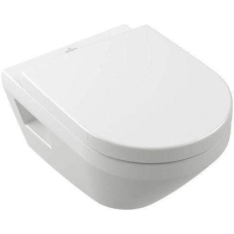 Унітаз підвісний Villeroy&Boch Architectura з кришкою Soft Close та змивом Twistflush, білий глянець 5684CL01 фото