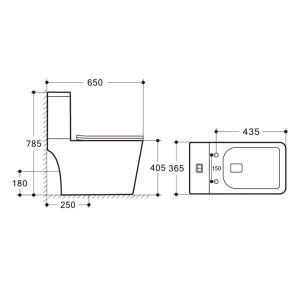 Компакт-унітаз INSANA SY 1000 Rimless + сидіння SoftClose А0058453 фото