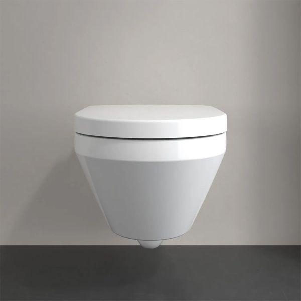 Унітаз підвісний Villeroy&Boch Architectura з кришкою Soft Close та змивом Twistflush, білий глянець 5684CL01 фото