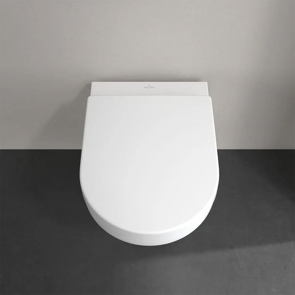 Унітаз підвісний Villeroy&Boch Architectura з кришкою Soft Close та змивом Twistflush, білий глянець 5684CL01 фото