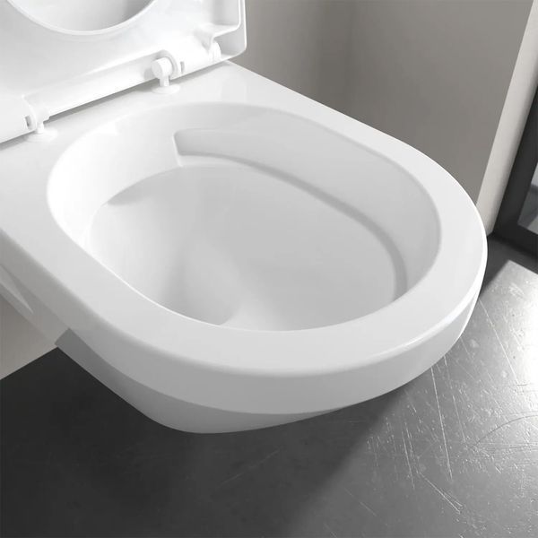 Унітаз підвісний Villeroy&Boch Architectura з кришкою Soft Close та змивом Twistflush, білий глянець 5684CL01 фото