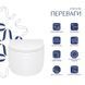 Унітаз підвісний Taurus Ultra Quiet  White, з сидінням Slim Duroplast/ Soft-close SD00051552 фото 8