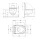 Унітаз підвісний Taurus Ultra Quiet  White, з сидінням Slim Duroplast/ Soft-close SD00051552 фото 9