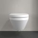Унітаз підвісний Villeroy&Boch Architectura з кришкою Soft Close та змивом Twistflush, білий глянець 5684CL01 фото 3