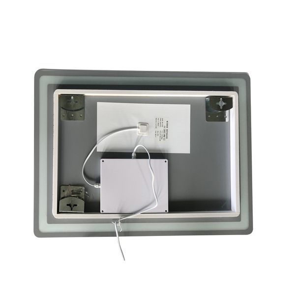 Зеркало Zerix Mirra 80x60-REVERSE с LED Touch, Anti-fog, димером, регулятором яркости ZX6056 фото