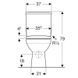 Унитаз-компакт Geberit Selnova Square 503.086.00.1 с сиденьем из дюропласта 503.086.00.1 фото 6