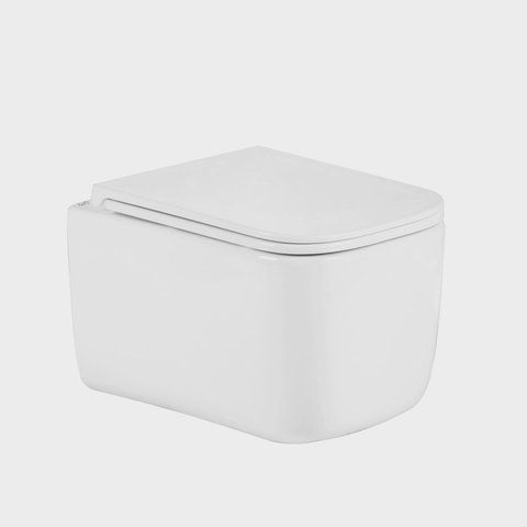Унітаз підвісний Gemini  Ultra Quiet White, з сидінням Slim Duroplast/ Soft-close SD00055243 фото