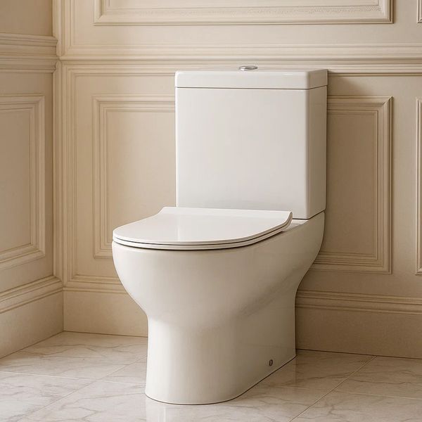 Компакт безобідковий,FRESH DEVIT тонка кришка soft-close, quick-fix 3110121 фото