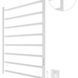 Полотенцесушитель электрический HF Leeds 770x530 мм в комплекте со скрытым подключением, белый матовый 6.1.0802.06.BM фото 1