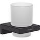 Склянка Hansgrohe AddStoris 41749670 з тримачем чорний матовий 41746670 фото 1