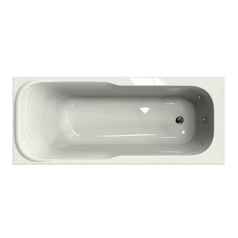 Ванна акриловая прямоугольная Kolo SENSA 160x70 см, белая, без ножек XWP355000N  фото