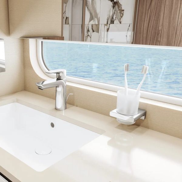 Стакан Hansgrohe AddStoris 41749000  с держателем черный матовый 41749000  фото