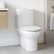 Компакт з кришкою Life DEVIT soft-close безобідковий, Vortex Flush, білий 5810020 фото 3