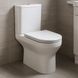 Компакт з кришкою Life DEVIT soft-close безобідковий, Vortex Flush, білий 5810020 фото 2