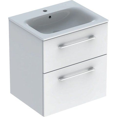 Тумба с раковиной Geberit Selnova Square 501.236.00.1 подвесная 60 см белый 501.236.00.1 фото