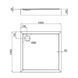 Душевой поддон Qtap Tern 301112 100x100x12 см + сифон SD00046989 фото 7