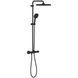 Душевая система с термостатом для настенного монтажа Grohe Tempesta System 250 черная матовая Cube 266892431  фото 2