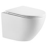 Підвісний унітаз з кришкою soft-close,Flow Devit Vortex Flush, білий глянець 599122 фото