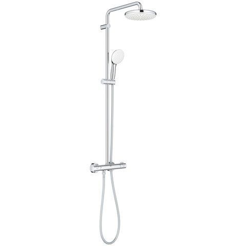 Душевая система с термостатом для настенного монтажа Grohe New Tempesta Cosmopolitan 210  26811001 фото