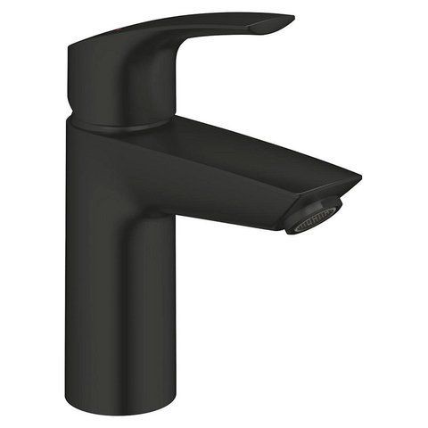 Змішувач для раковини S-розміру Grohe Eurosmart чорний мат 324672433 фото