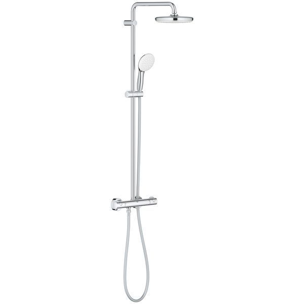 Душова система з термостатом для настінного монтажу Grohe New Tempesta Cosmopolitan 210  26811001 фото
