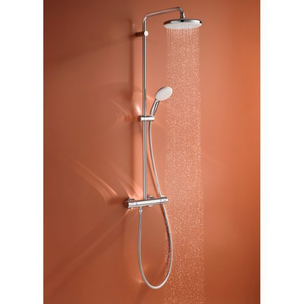 Душова система з термостатом для настінного монтажу Grohe New Tempesta Cosmopolitan 210  26811001 фото