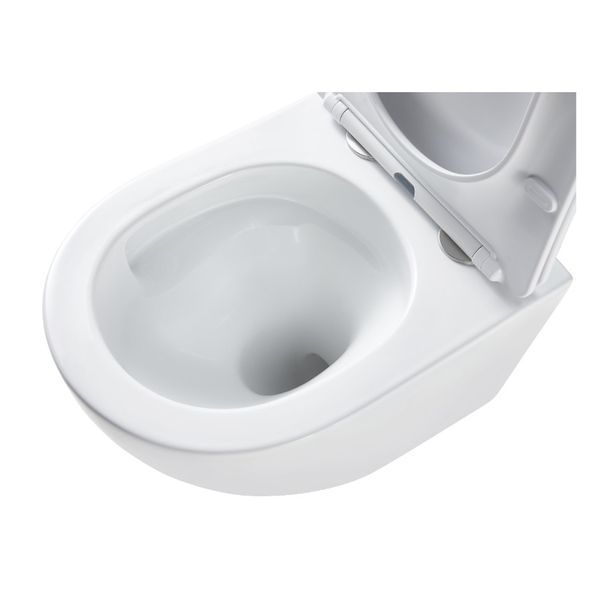 Подвесной унитаз с крышкой soft-close,Flow Devit Vortex Flush, белый глянец 599122 фото