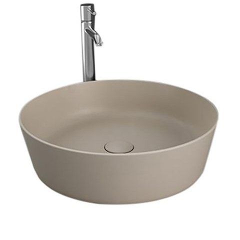 Раковина на столешницу, круглая, Matt Cappuccino, d 42см FEELING FEECT4200514A фото