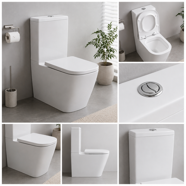 Компакт безобідковий QUADRA DEVIT з кришкою soft-close, Vortex Flush, білий глянець 2050140 фото