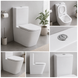 Компакт безобідковий QUADRA DEVIT з кришкою soft-close, Vortex Flush, білий глянець 2050140 фото 3