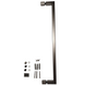 Шторки стеклянные на ванну Koer SR BS02-80x140-TR-07 прозрачное стекло Easy Clean 6мм, графит KR5941 фото 10