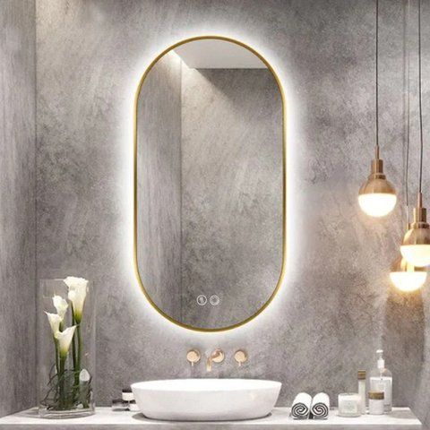 Зеркало LED J006, 50*90/90*50 см А0058149 фото