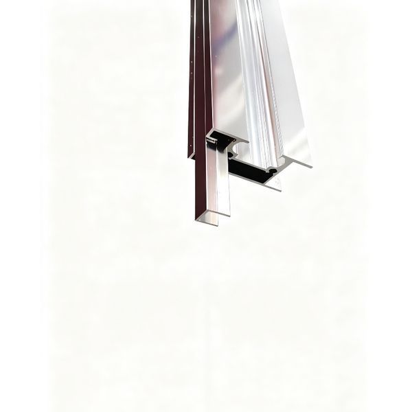 Шторки скляні на ванну розсувні Koer SR BS06-120x150-TR-01 прозоре скло Easy Clean 6мм, хром KR5945 фото