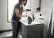 Дозатор для жидкого мыла Hansgrohe AddStoris 41745670 с черным матовым держателем. 41745670 фото 3