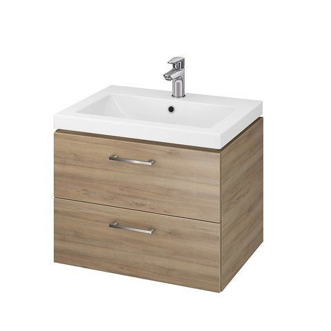 Тумба с раковиной подвесная Cersanit LARA COMO B808 60см орех S801-148-DSM фото
