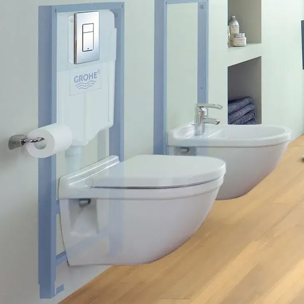 Инсталляционный комплект 3 в 1 для унитаза Grohe Rapid  38772001 фото