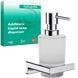 Дозатор для жидкого мыла Hansgrohe AddStoris 41745000 с держателем хром 41745000 фото 2