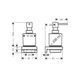 Дозатор для жидкого мыла Hansgrohe AddStoris 41745000 с держателем хром 41745000 фото 4