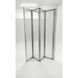 Шторки скляні на ванну складні Koer SR BS07-80x140-TR-01 прозоре скло Easy Clean 4мм, хром KR5948 фото 4