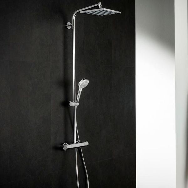 Душевая система Hansgrohe Crometta E 240 1jet 27271000 Showerpipe 27271000  фото
