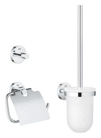 Набор аксессуаров 3 в 1 Grohe Essentials New 40407001 фото