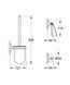 Набір аксесуарів 3 в 1 Grohe Essentials New 40407001 фото 2