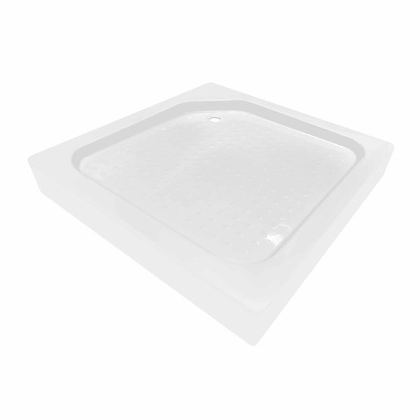 Душевой поддон KAPIELKA ST90x90х14 низкий, квадратный, диаметр слива 52 мм  SD00051135 фото