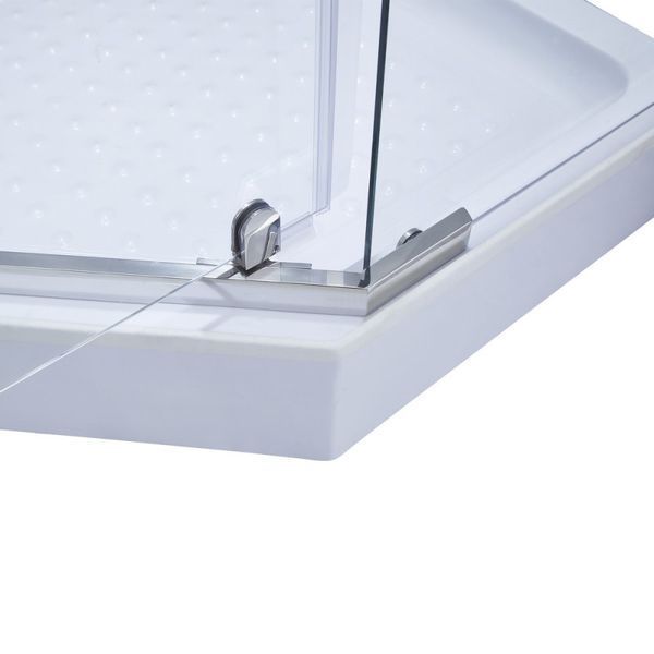 Душевая кабина Lidz Dozorca SC90x90.CRM.LOW.TR, стекло прозрачное 6 мм SD00039823 фото