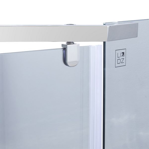 Душевая кабина Lidz Dozorca SC90x90.CRM.LOW.TR, стекло прозрачное 6 мм SD00039823 фото